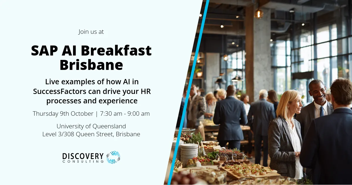 SAP AI Breakfast – Brisbane 9th October